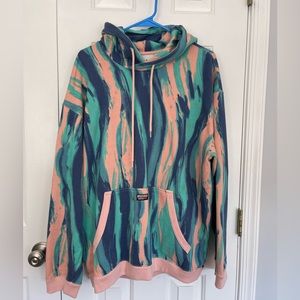 Men’s Large Adidas Water-Paint Styled Hoodie w Tags